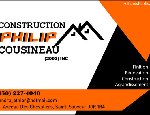 CONSTRUCTION PHILIP COUSINEAU (2003) INC