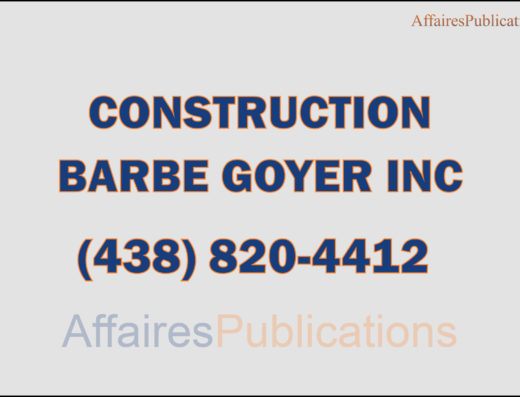 CONSTRUCTION BARBE GOYER INC