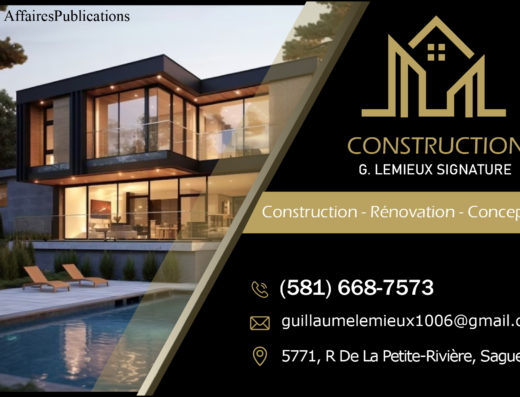 CONSTRUCTION G. LEMIEUX SIGNATURE INC