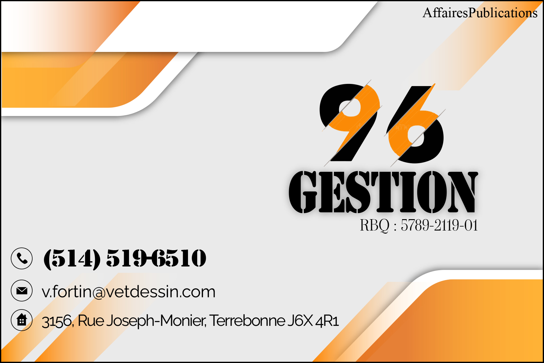 GESTION 96 INC