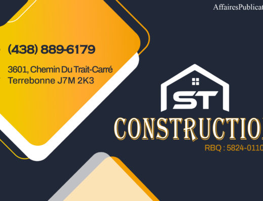 S&T CONSTRUCTION<br/>9469-3744 QUÉBEC INC