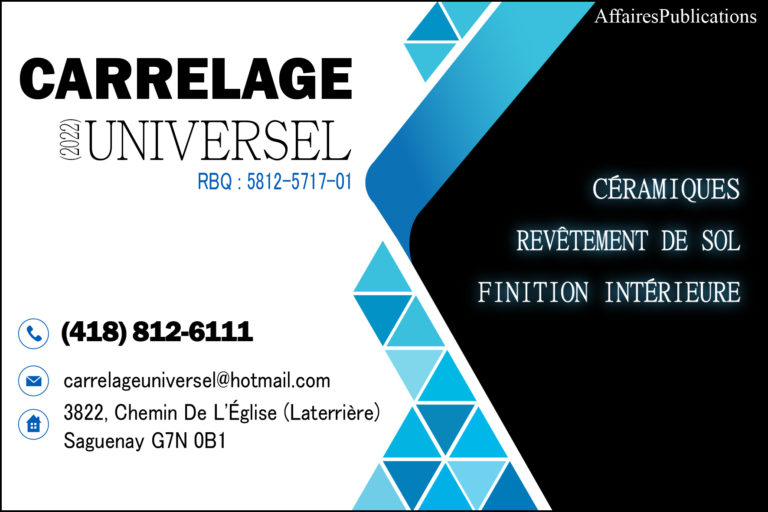 CARRELAGE UNIVERSEL (2022)