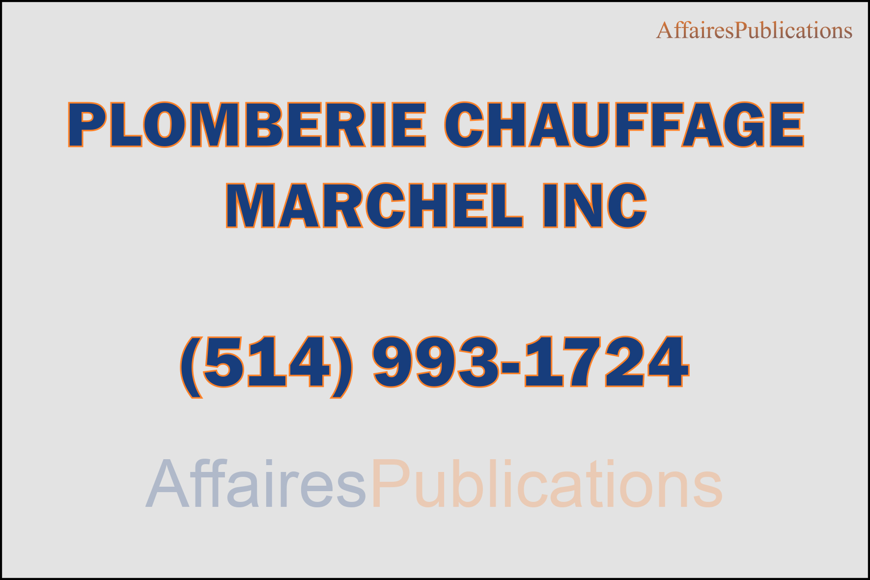 PLOMBERIE CHAUFFAGE MARCHEL