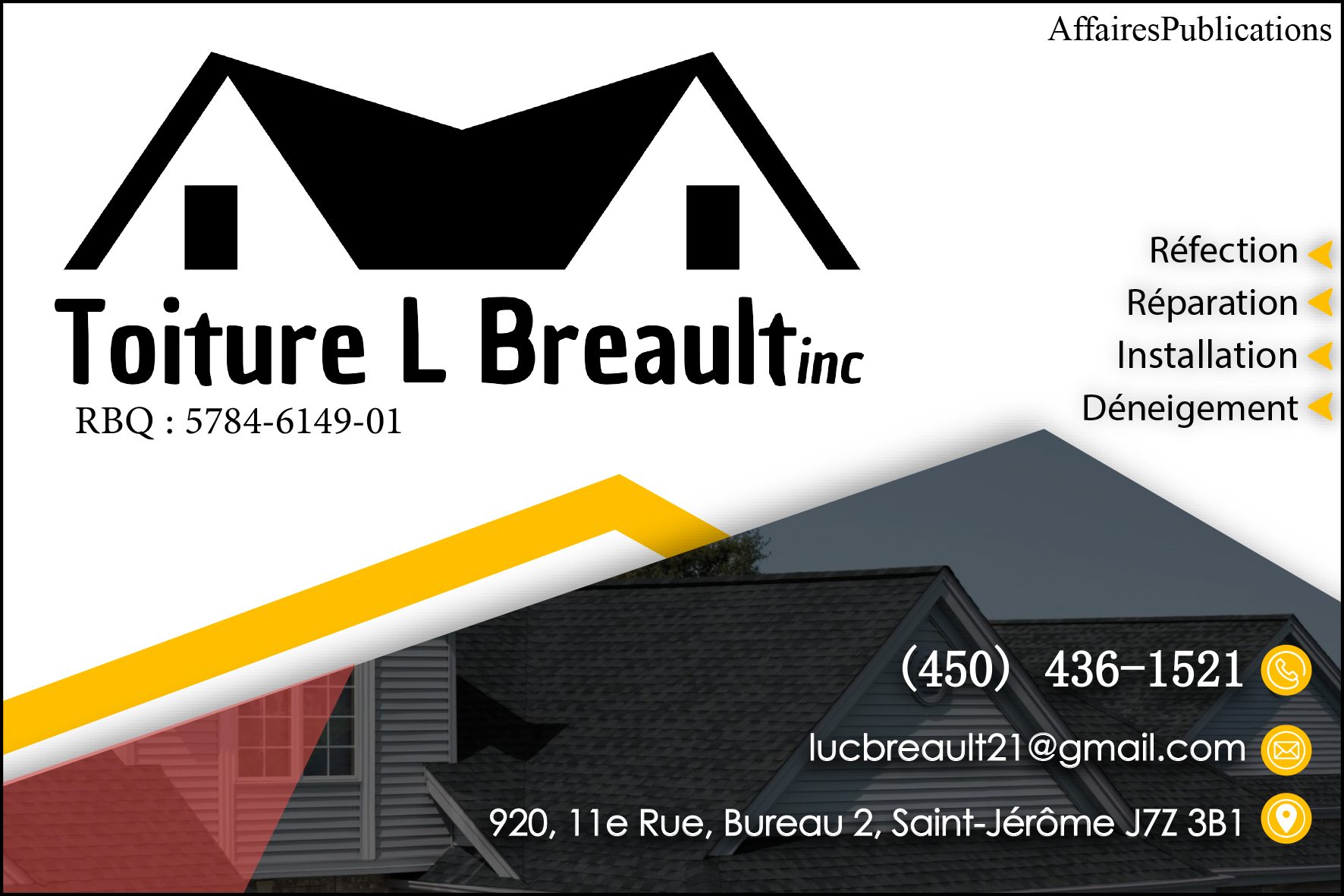 TOITURE L. BREAULT INC