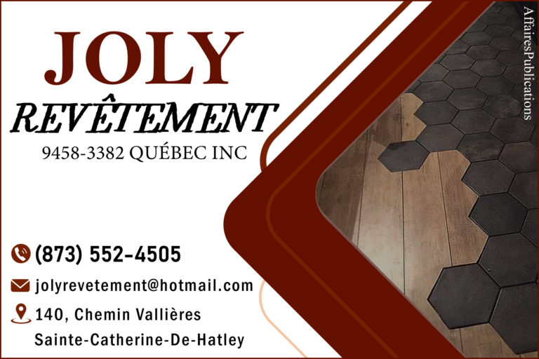 JOLY REVÊTEMENT <br/>  9458-3382 QUÉBEC INC