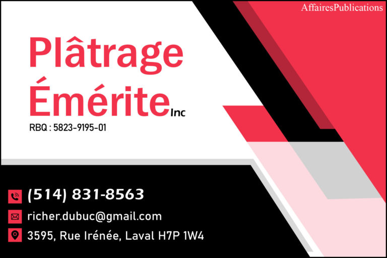 PLÂTRAGE ÉMÉRITE INC