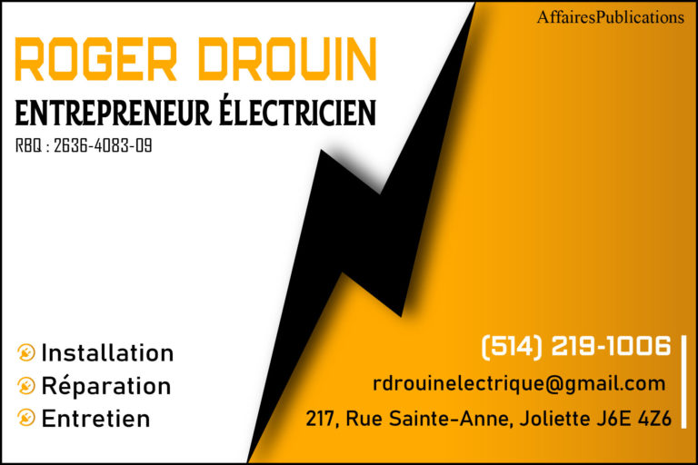 ROGER DROUIN ENTREPRENEUR ÉLECTRICIEN INC