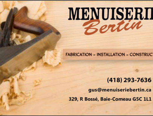 MENUISERIE BERTIN <br/> 9042-9820 QUÉBEC INC