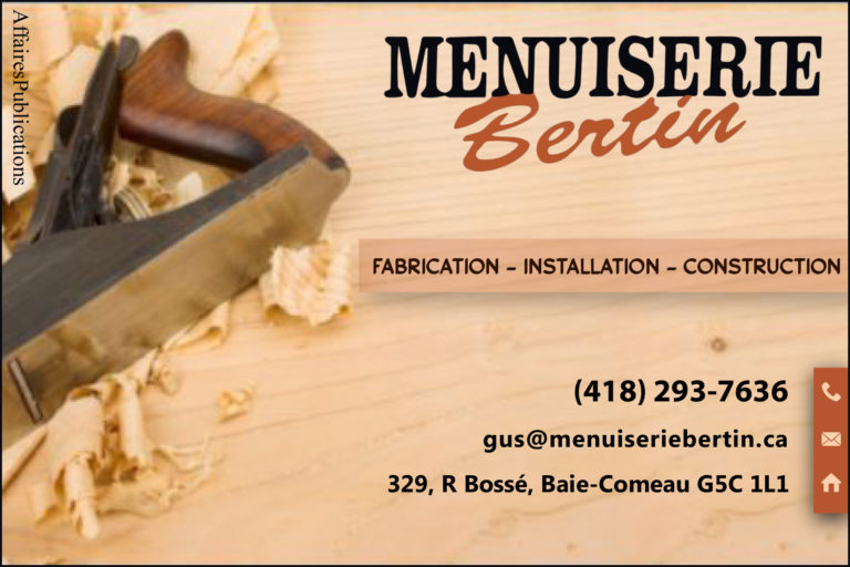 MENUISERIE BERTIN 9042-9820 QUÉBEC INC