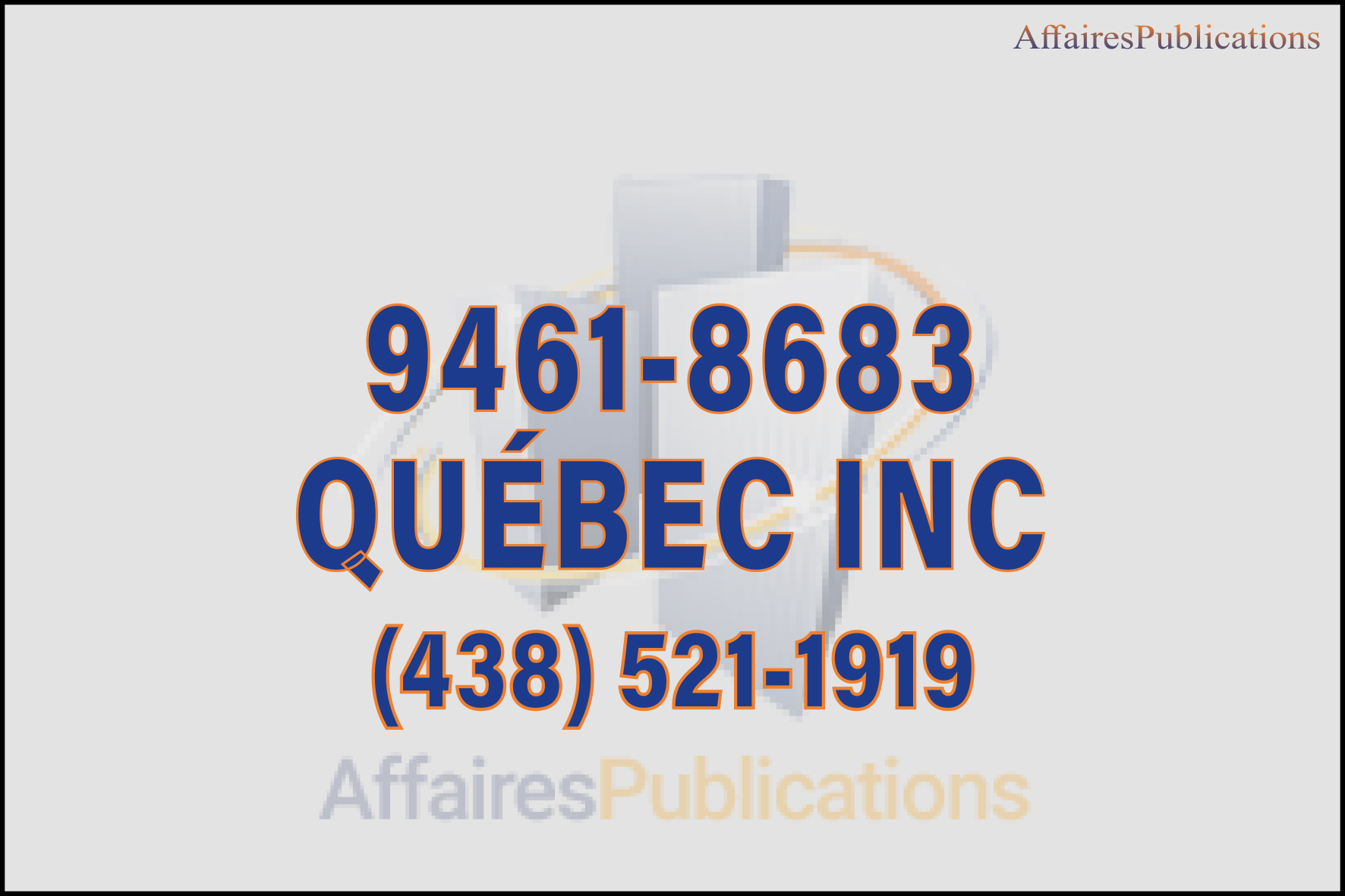 9461-8683 QUÉBEC INC