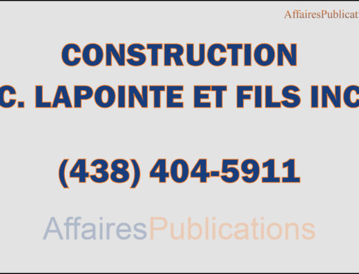 CONSTRUCTION C. LAPOINTE ET FILS INC