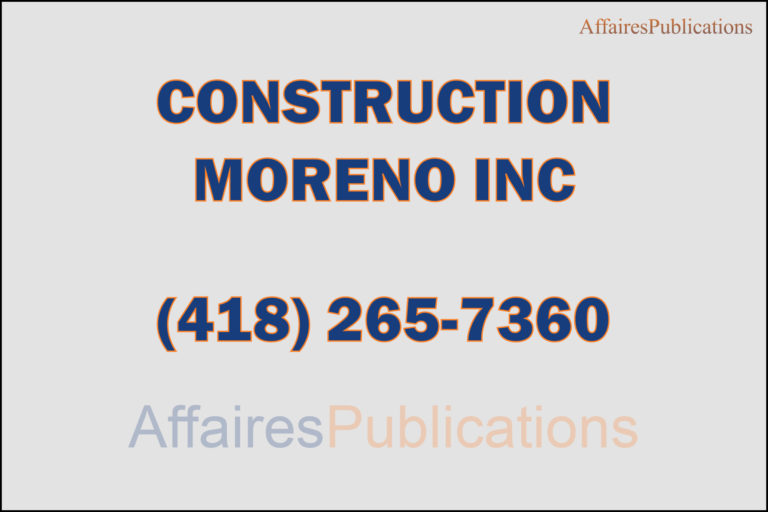 CONSTRUCTION MORENO INC