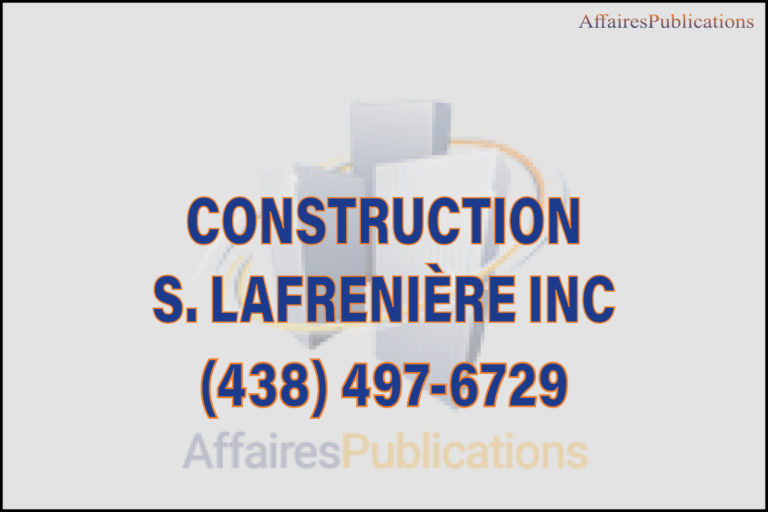 CONSTRUCTION S. LAFRENIÈRE INC