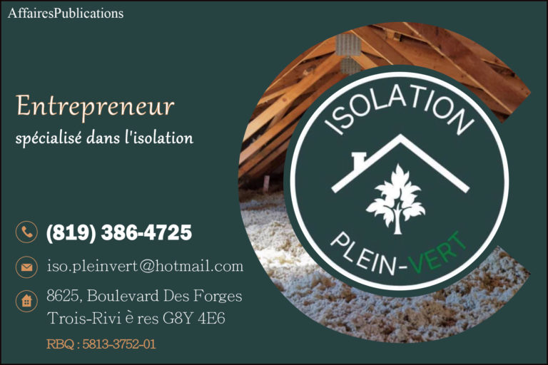 ISOLATION PLEIN-VERT INC