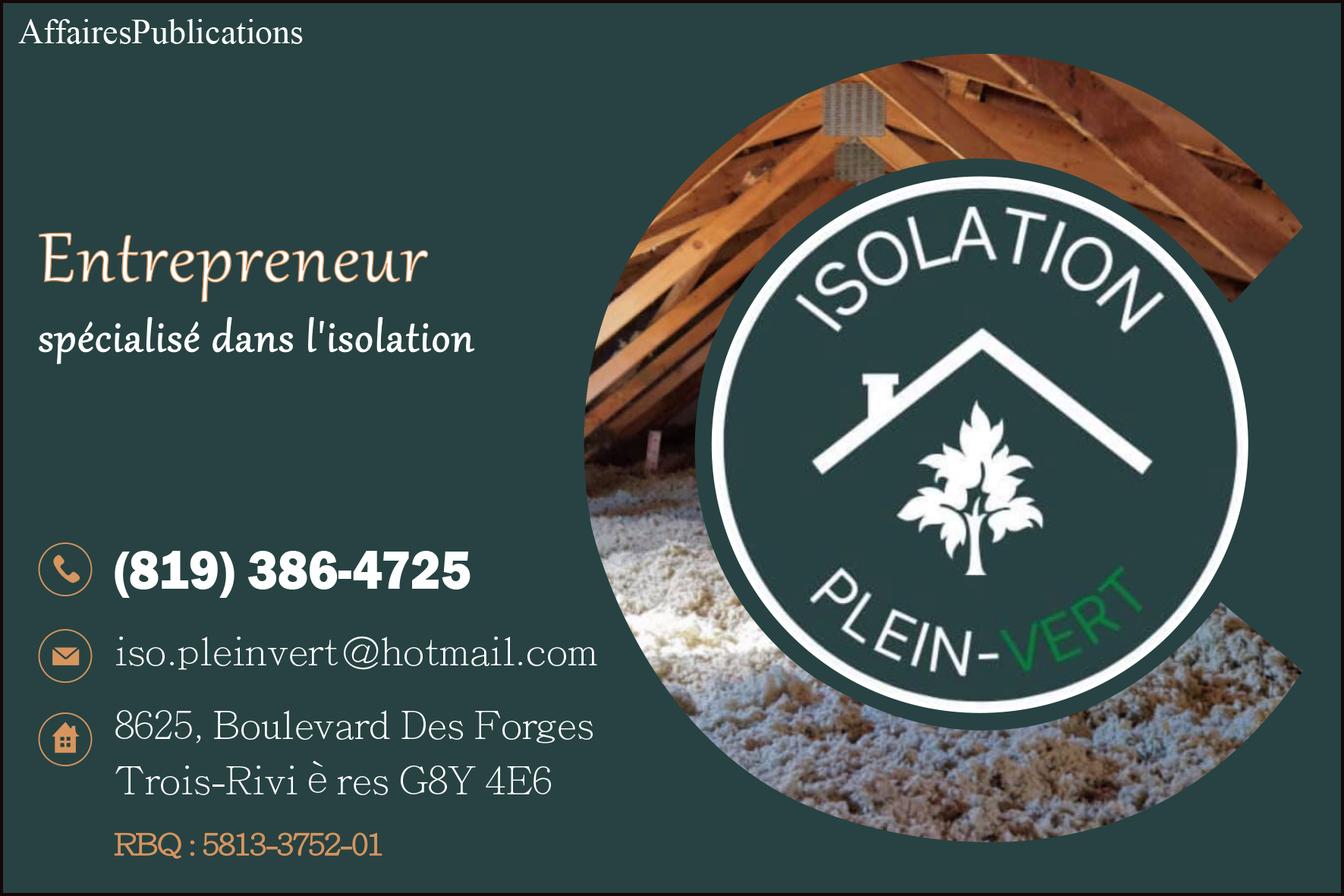 ISOLATION PLEIN-VERT INC