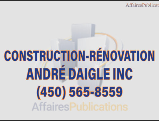 CONSTRUCTION-RÉNOVATION<br>ANDRÉ DAIGLE INC