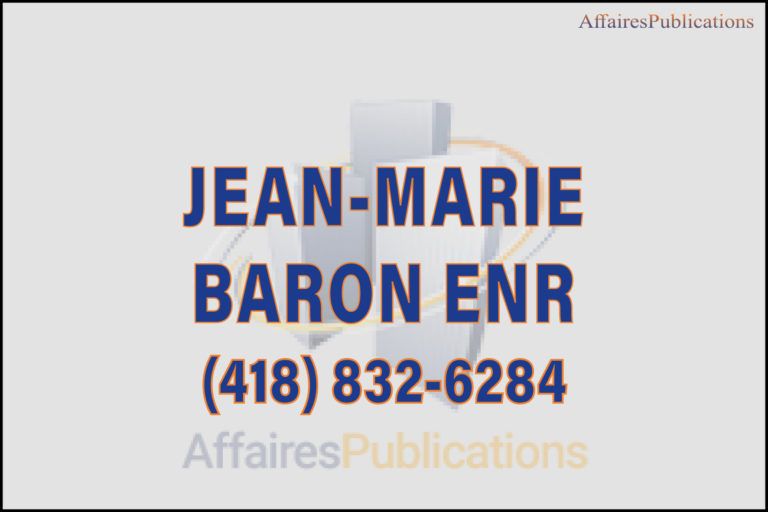 JEAN-MARIE BARON ENR