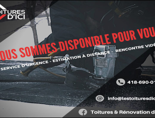 LES TOITURES D&rsquo;ICI INC