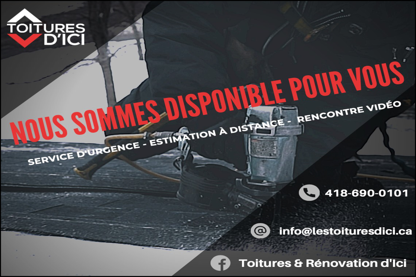 LES TOITURES D&rsquo;ICI INC