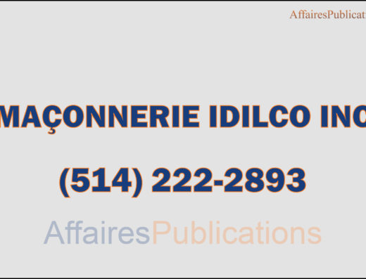 MAÇONNERIE IDILCO INC