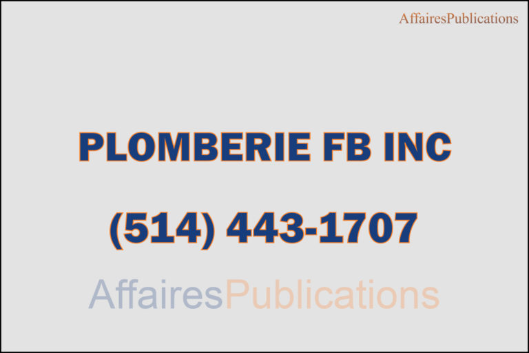 PLOMBERIE FB INC