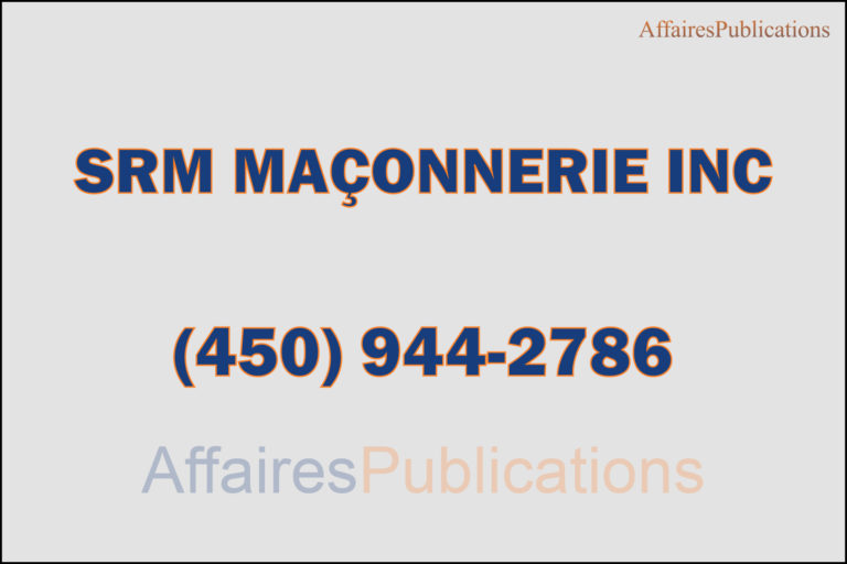 SRM MAÇONNERIE INC