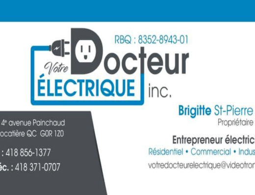 VOTRE DOCTEUR ÉLECTRIQUE INC