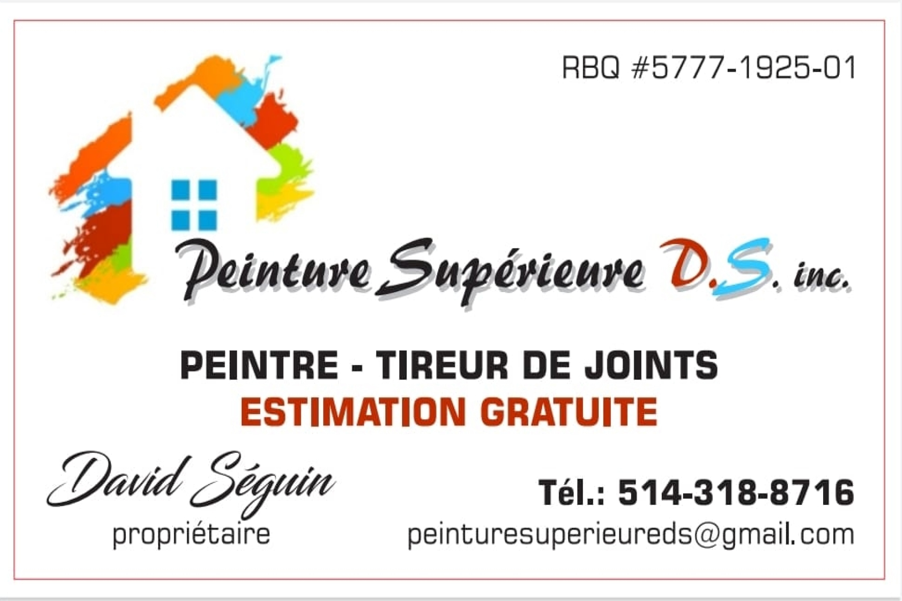 PEINTURE SUPÉRIEURE DS INC