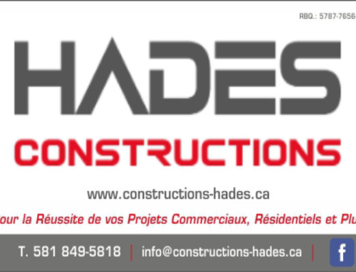 CONSTRUCTIONS HADÈS INC