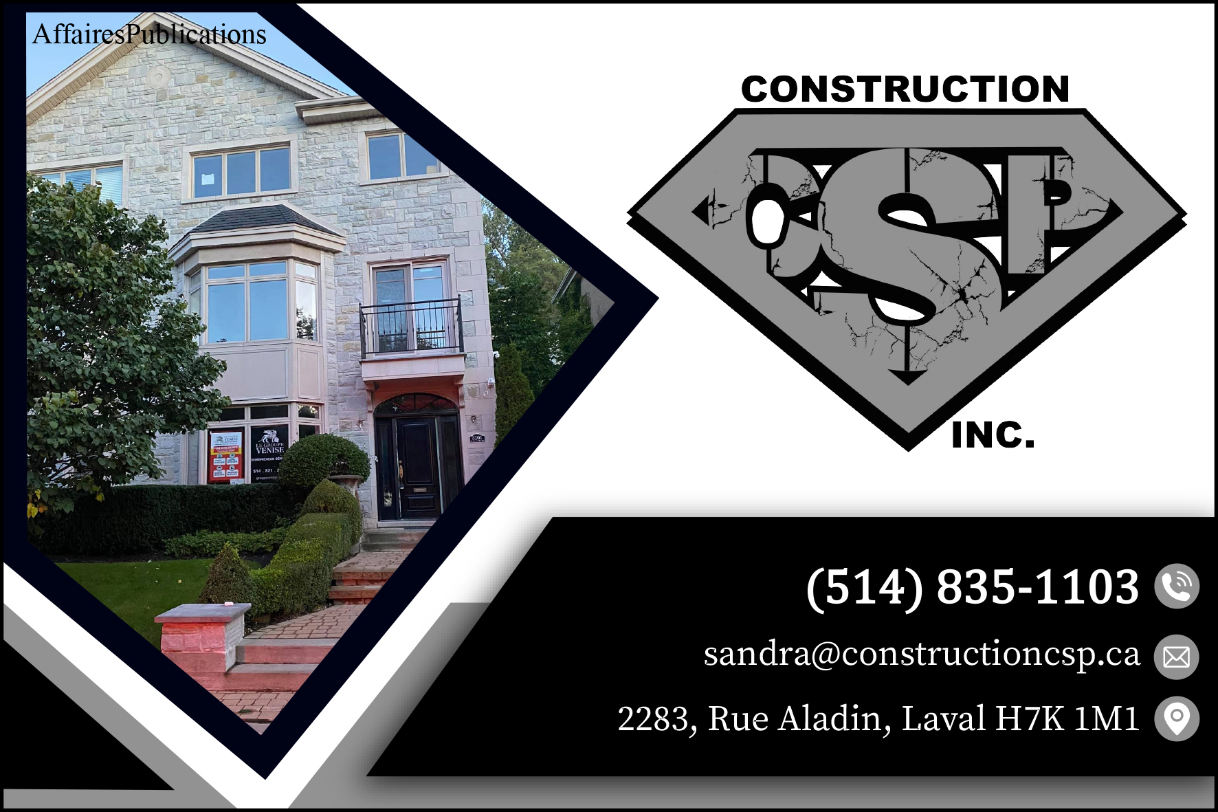 CONSTRUCTION C.S.P INC