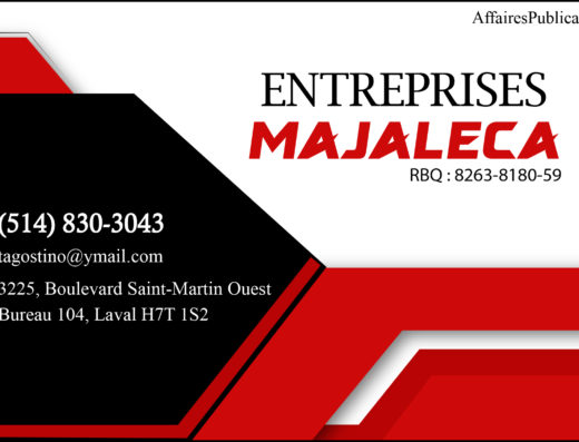 ENTREPRISES MAJALECA INC