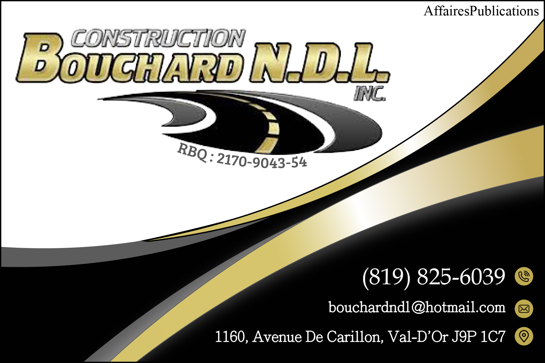 CONSTRUCTION BOUCHARD N.D.L.
