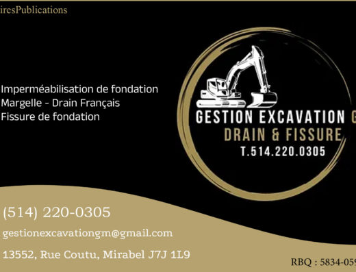GESTION EXCAVATION GM<br/>9385-1392 QUÉBEC INC