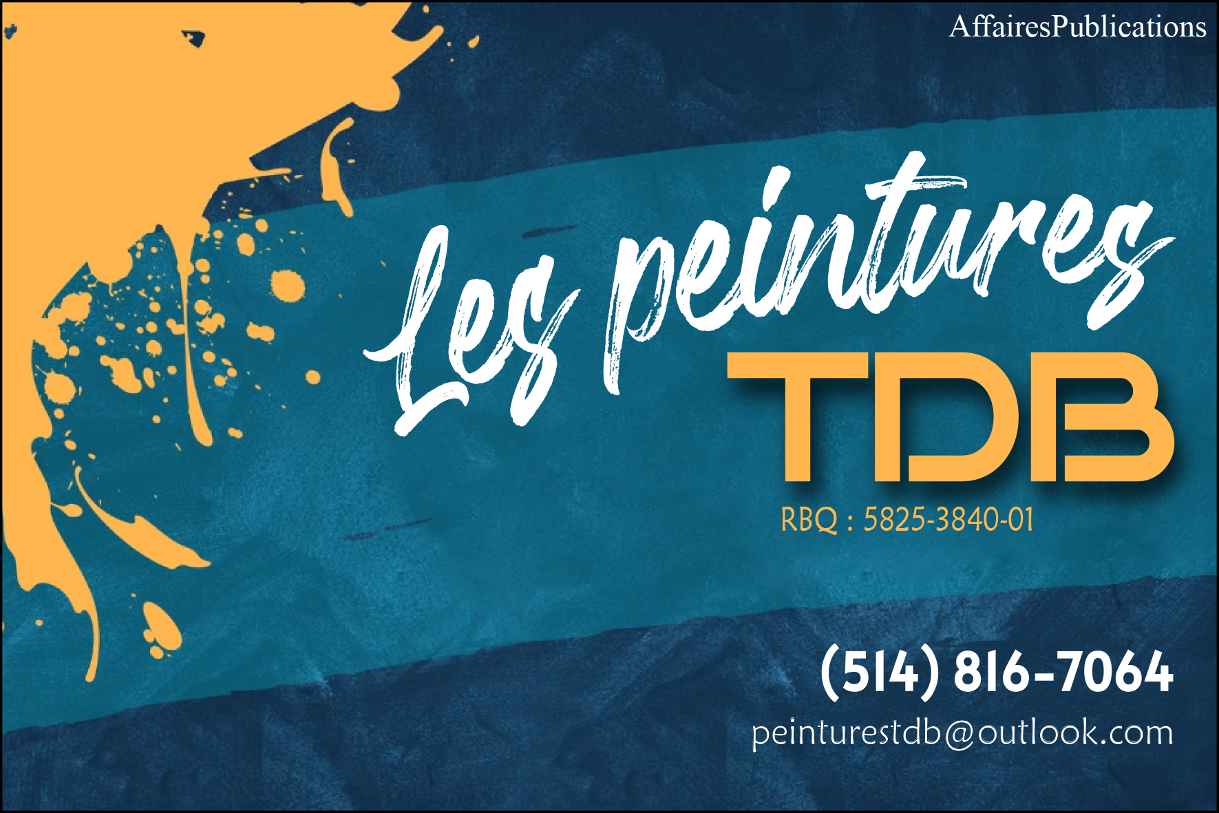 LES PEINTURES TDB INC