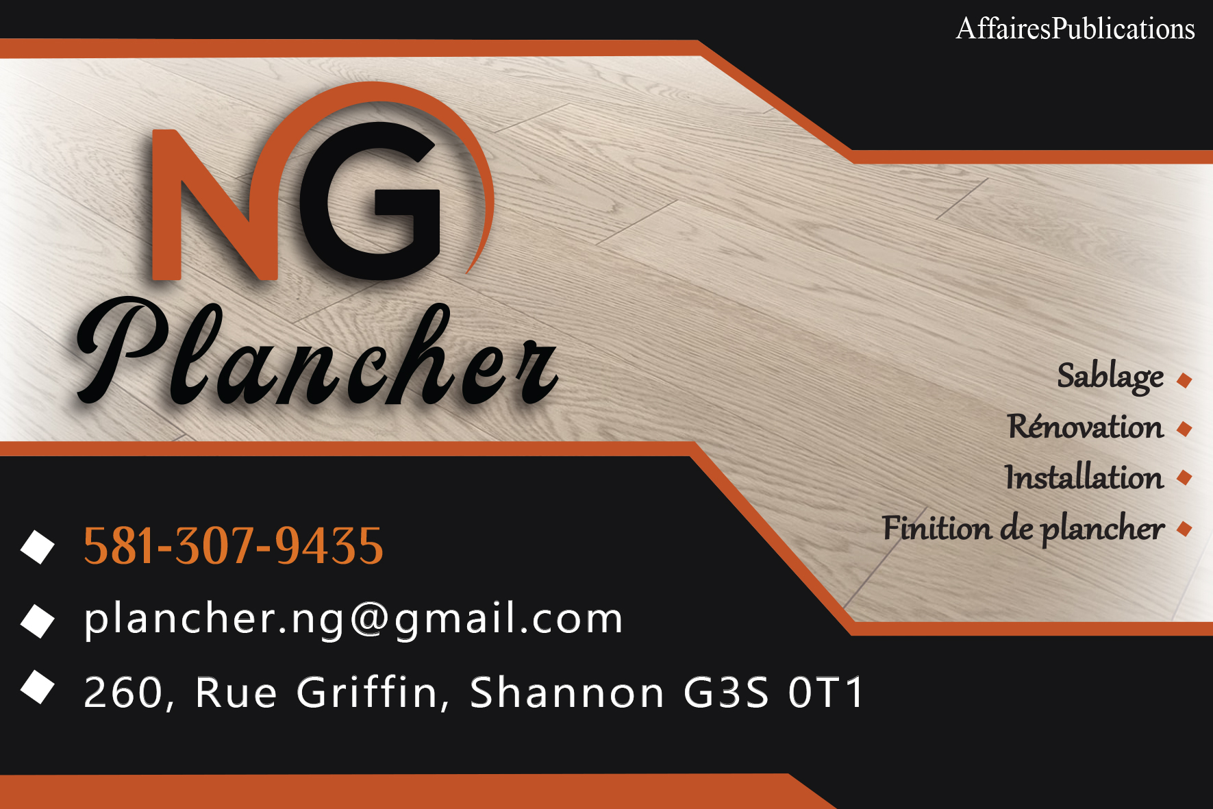 PLANCHER NG INC