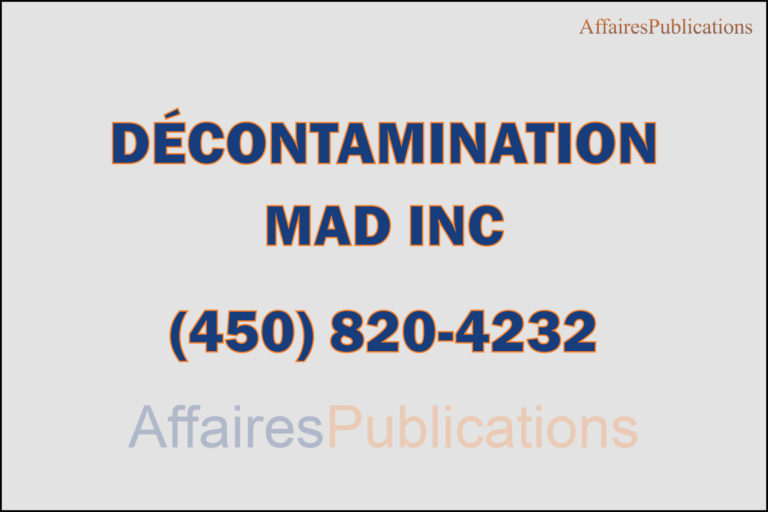 DÉCONTAMINATION MAD INC