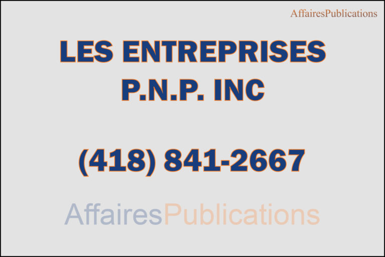 LES ENTREPRISES P.N.P. INC
