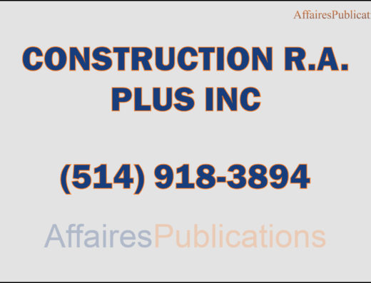 CONSTRUCTION R.A. PLUS INC