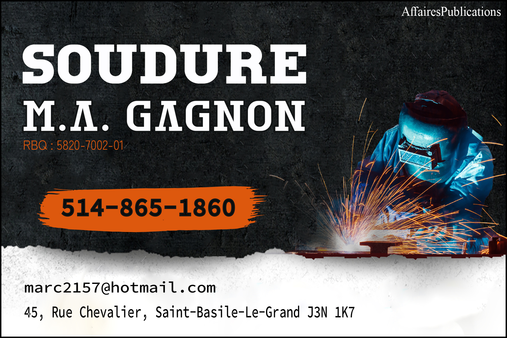 SOUDURE M.A. GAGNON INC
