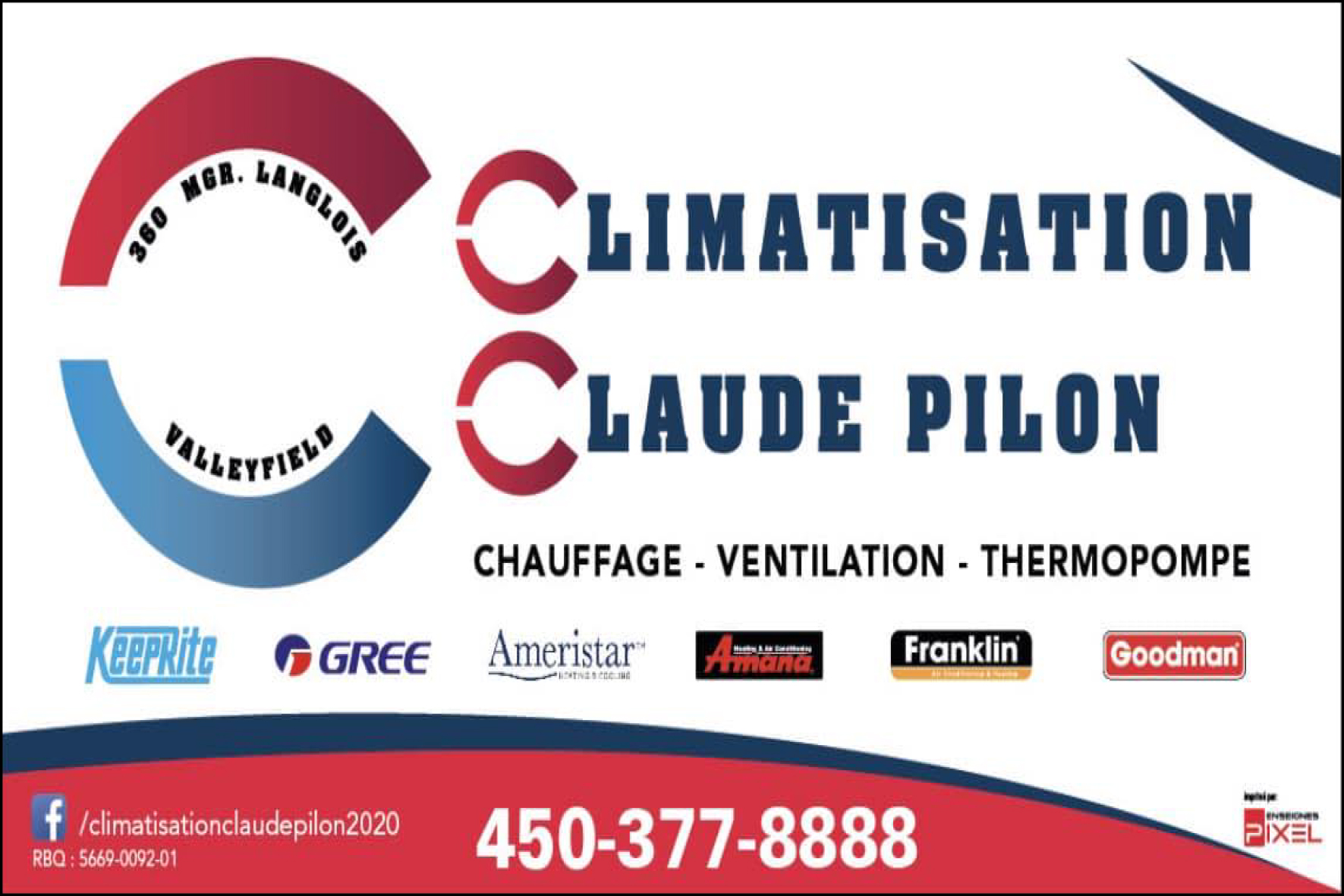 CLIMATISATION CLAUDE PILON 9280-3535 QUÉBEC INC