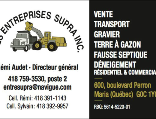 LES ENTREPRISES SUPRA INC