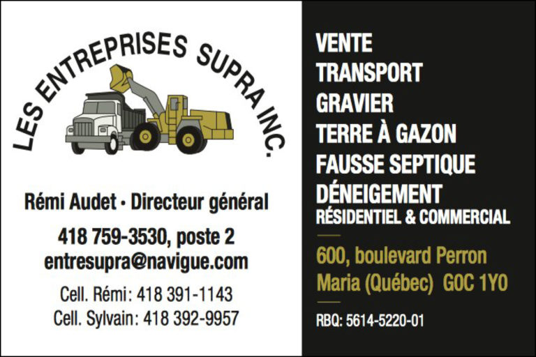 LES ENTREPRISES SUPRA INC