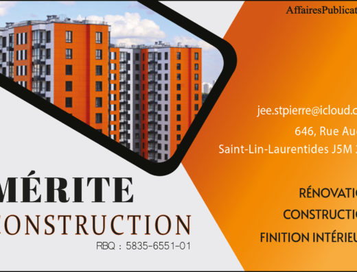 MÉRITE CONSTRUCTION INC
