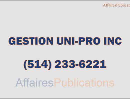 GESTION UNI-PRO INC