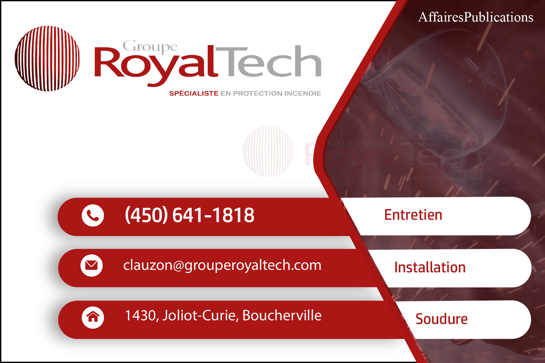 GROUPE ROYALTECH INC