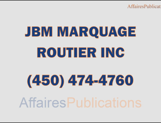 JBM MARQUAGE ROUTIER INC