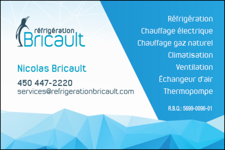 RÉFRIGÉRATION BRICAULT <br/> 9316-0349 QUÉBEC INC