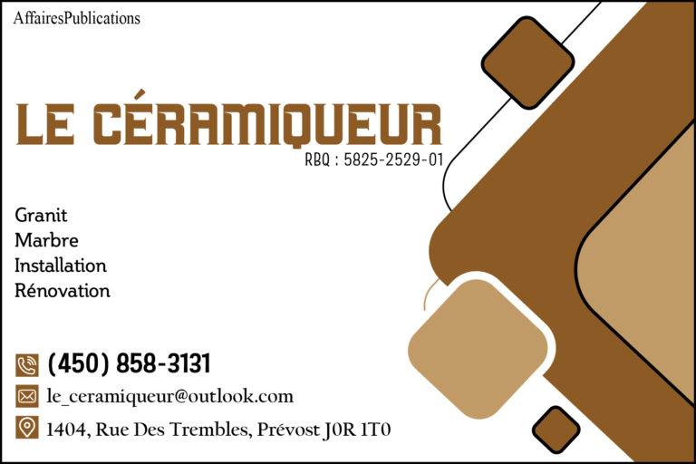 LE CÉRAMIQUEUR INC