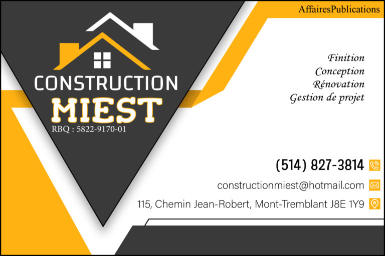 CONSTRUCTION MIEST INC