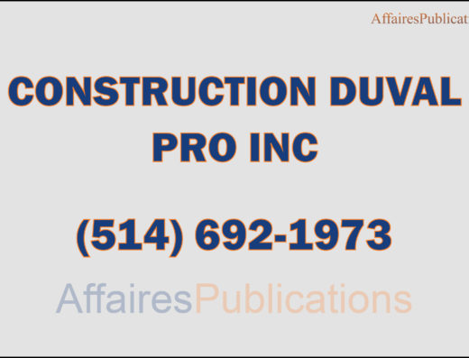CONSTRUCTION DUVAL PRO INC